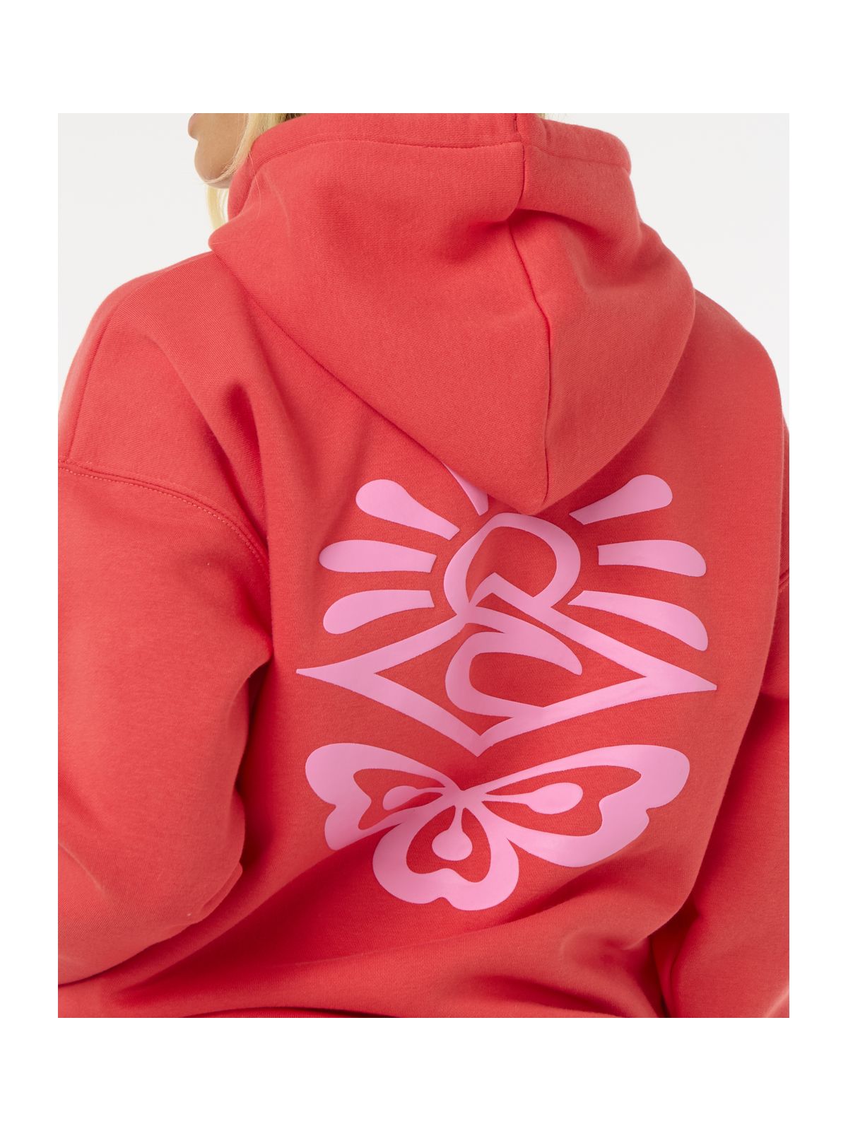 Bluza dresowa damska RIP CURL Icons Of Surf Heritage Hood czerwona