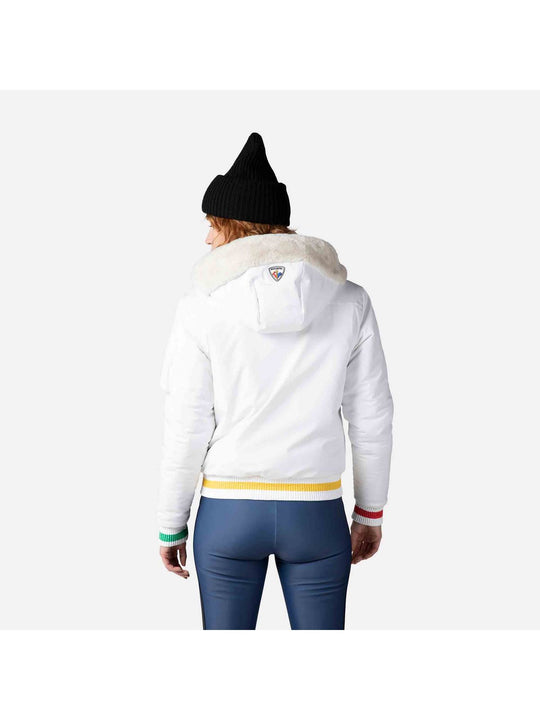 Kurtka Rossignol W Space Bomber Jkt biały - Adventure Sports
