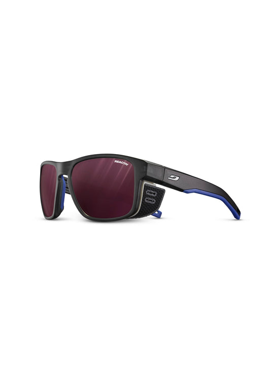 Okulary fotochromowe JULBO SHIELD M czarne | Reactiv cat. 0-4 High Contrast - Adventure Sports
