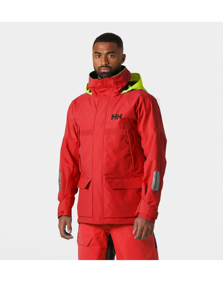 Kurtka męska żeglarska HELLY HANSEN PIER 4.0 JACKET czerwona - Adventure Sports