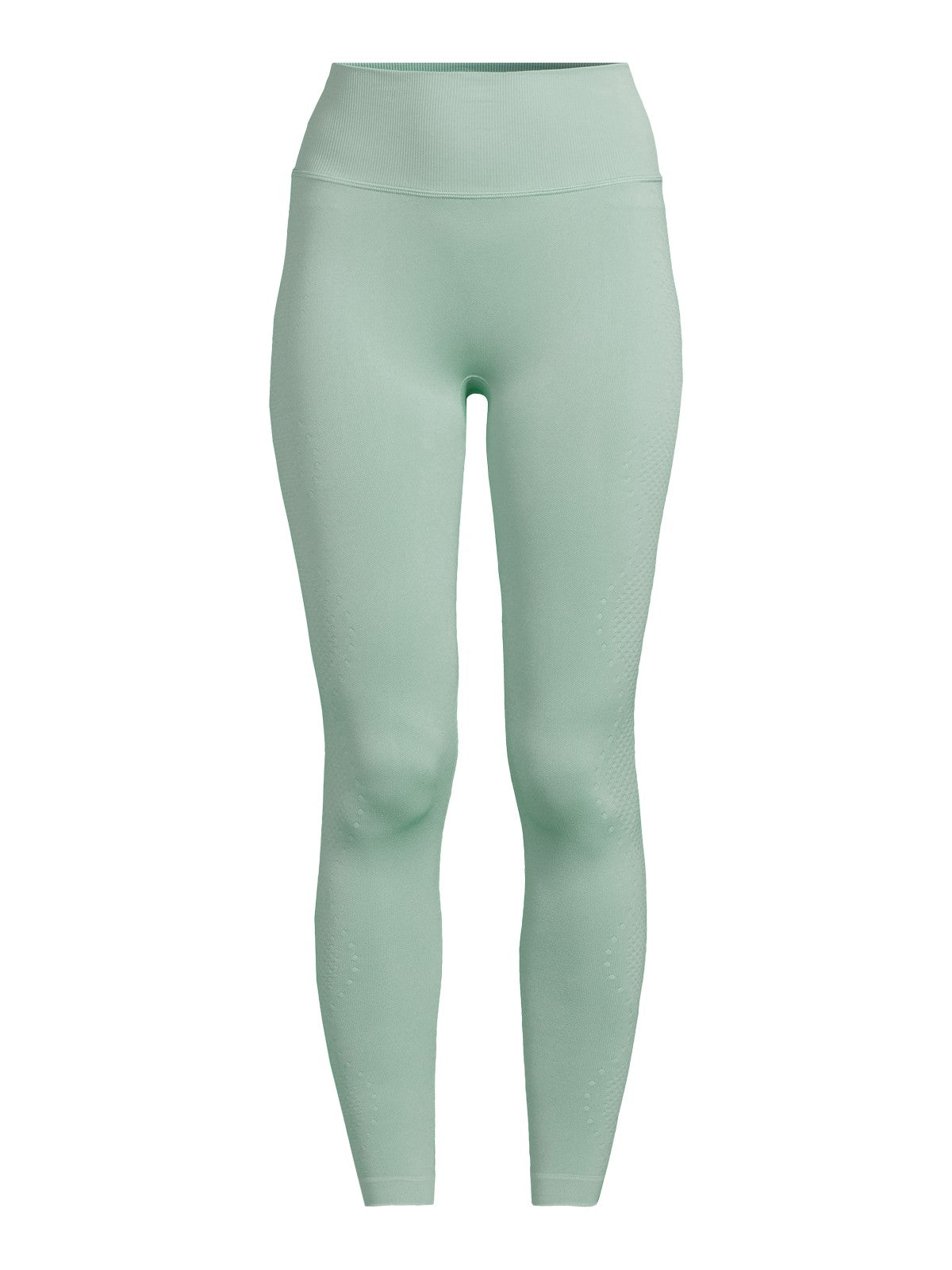 Legginsy damskie Casall Scallop High Waist Seamless Tights zielone - Adventure Sports