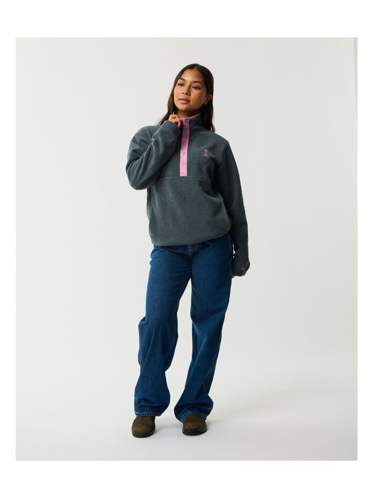Polar damski RIP CURL S-Series Polartec Fleece brązowy