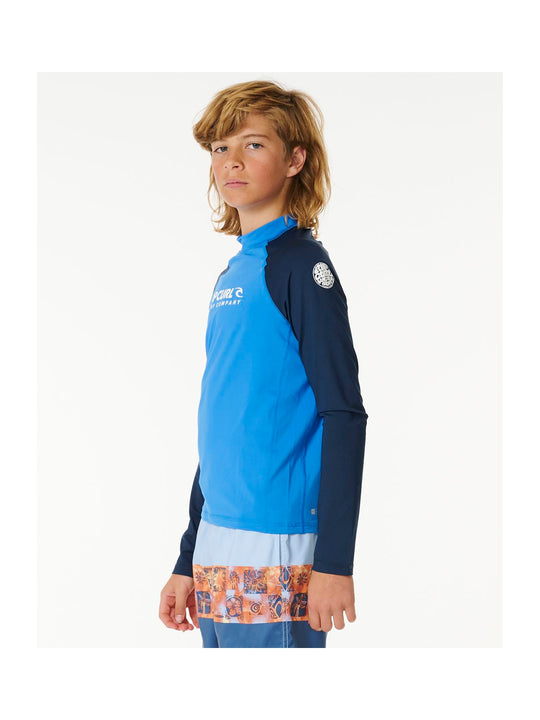Koszulka do pływania dziecięca RIP CURL Shock Upf L/S-Boy niebieska
