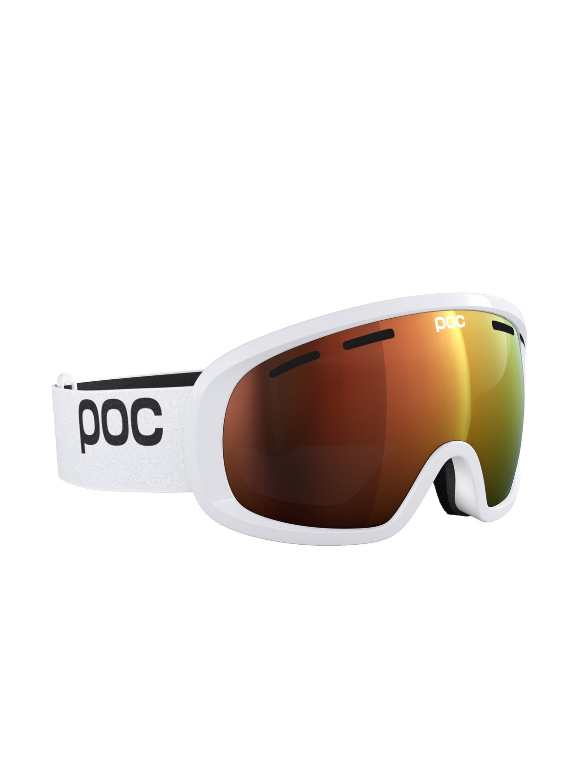 Gogle narciarskie POC Fovea Mid Wide Fit biały