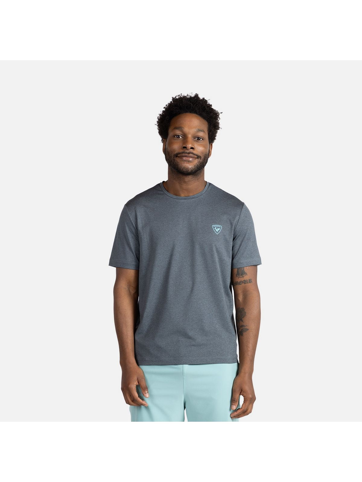 Koszulka treningowa męska ROSSIGNOL Cloudrest Tee niebieski - Adventure Sports