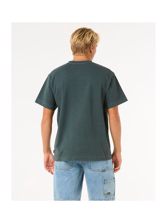 Koszulka RIP CURL Raw Energy Zine Tee zielony
