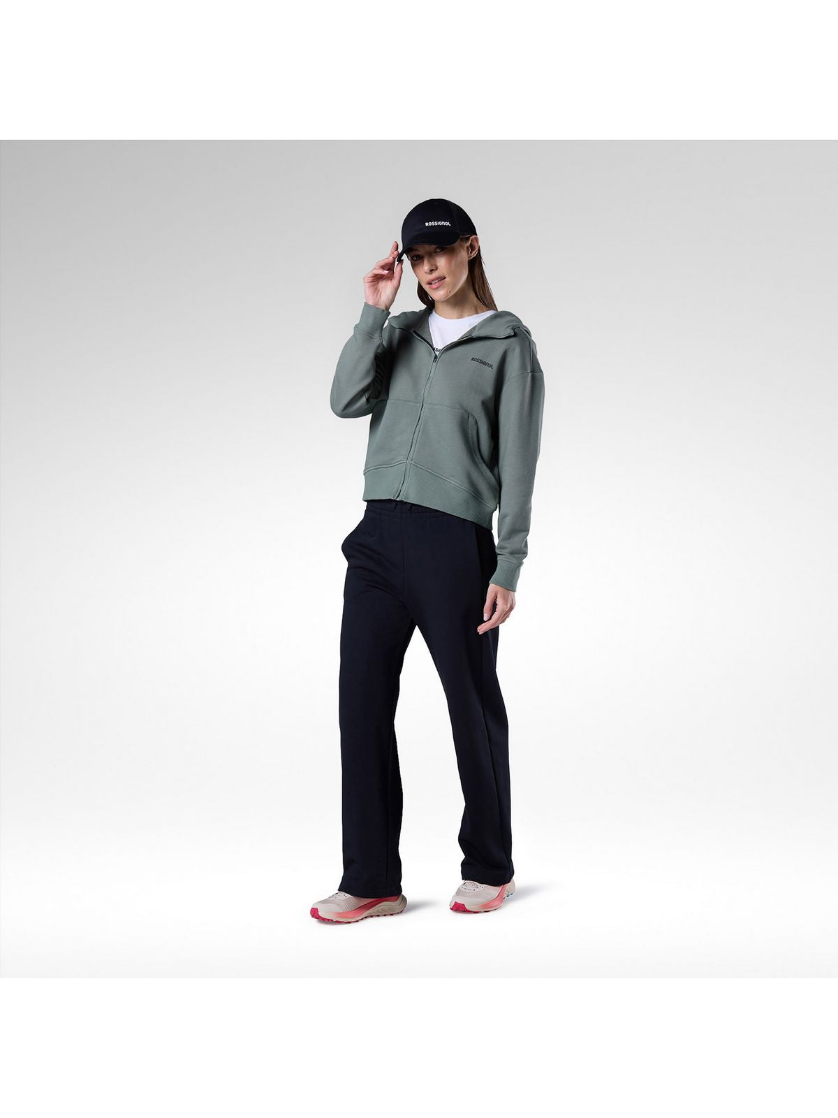 Bluza damska ROSSIGNOL W Logo Fzh zielona