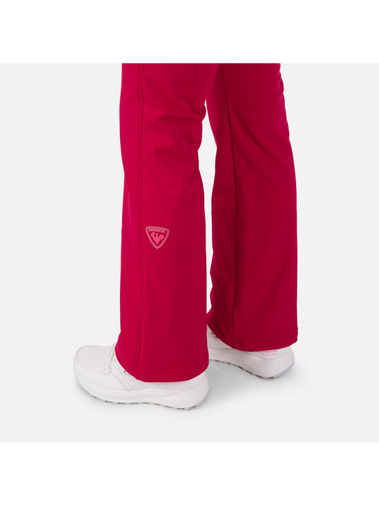 Spodnie narciarskie damskie Rossignol W Ski Softshell Pant czerwony - Adventure Sports
