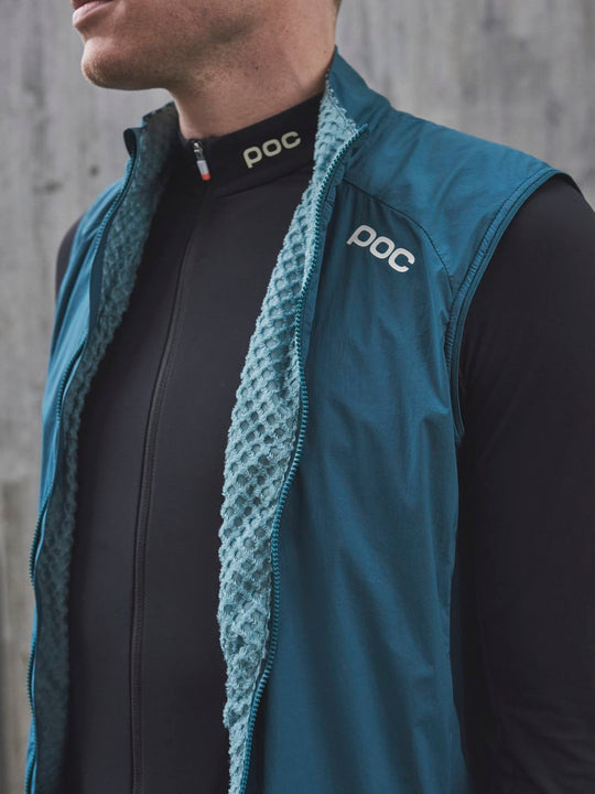 Kamizelka rowerowa POC PRO THERMAL - niebieski - Adventure Sports
