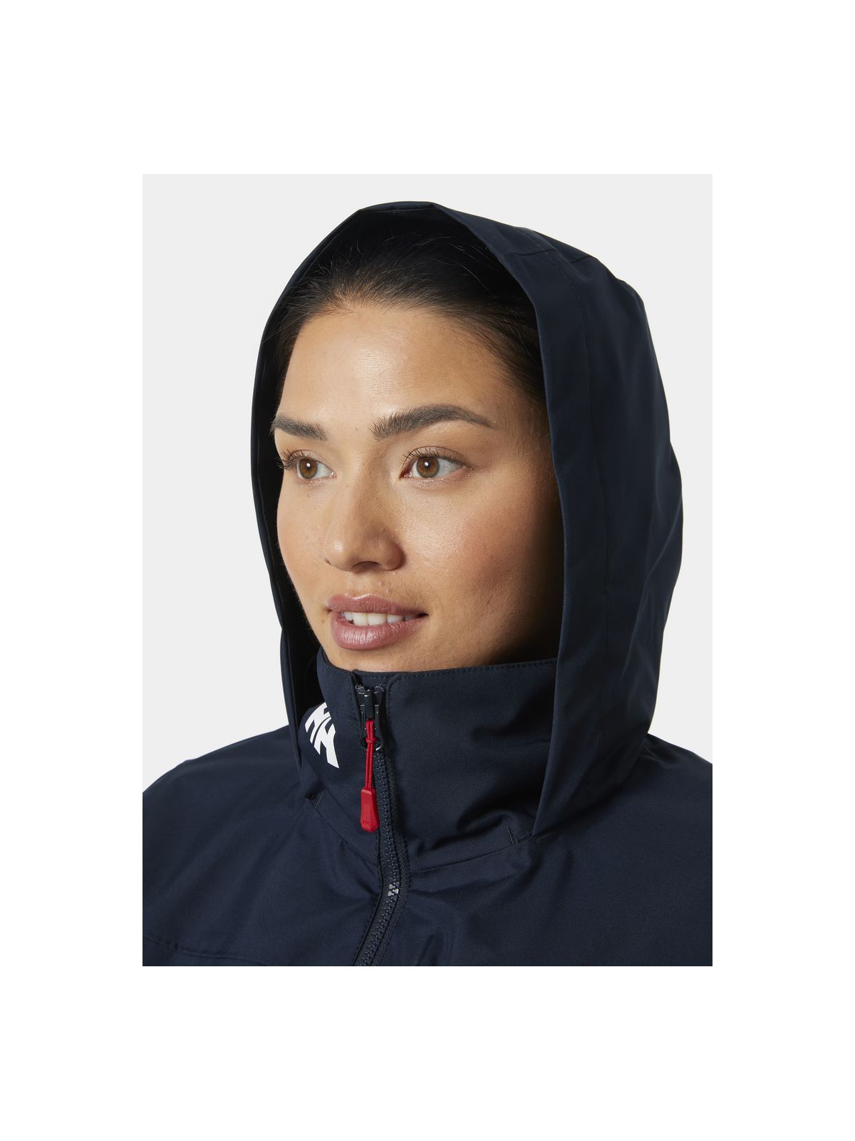 Kurtka damska HELLY HANSEN W Crew Hooded Midl Jacket 2.0  kolor granatowy