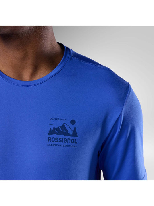 Koszulka męska ROSSIGNOL M Graphic Active Tee niebieska
