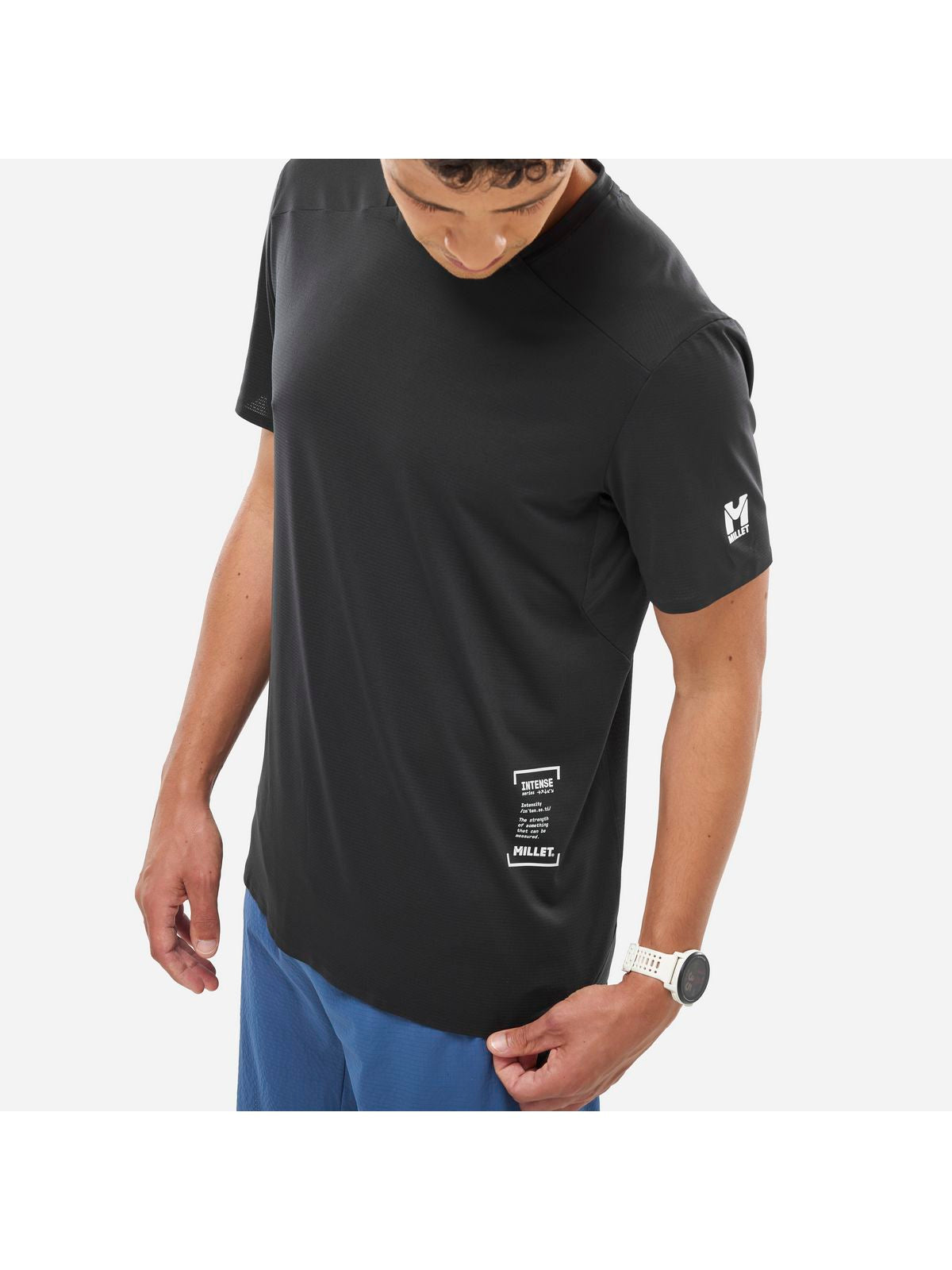Koszulka męska MILLET Intense Pro Light Ts Ss M czarna