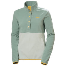 Bluza polarowa damska Helly Hansen W Daybreaker Snap Pullover zielony - Adventure Sports
