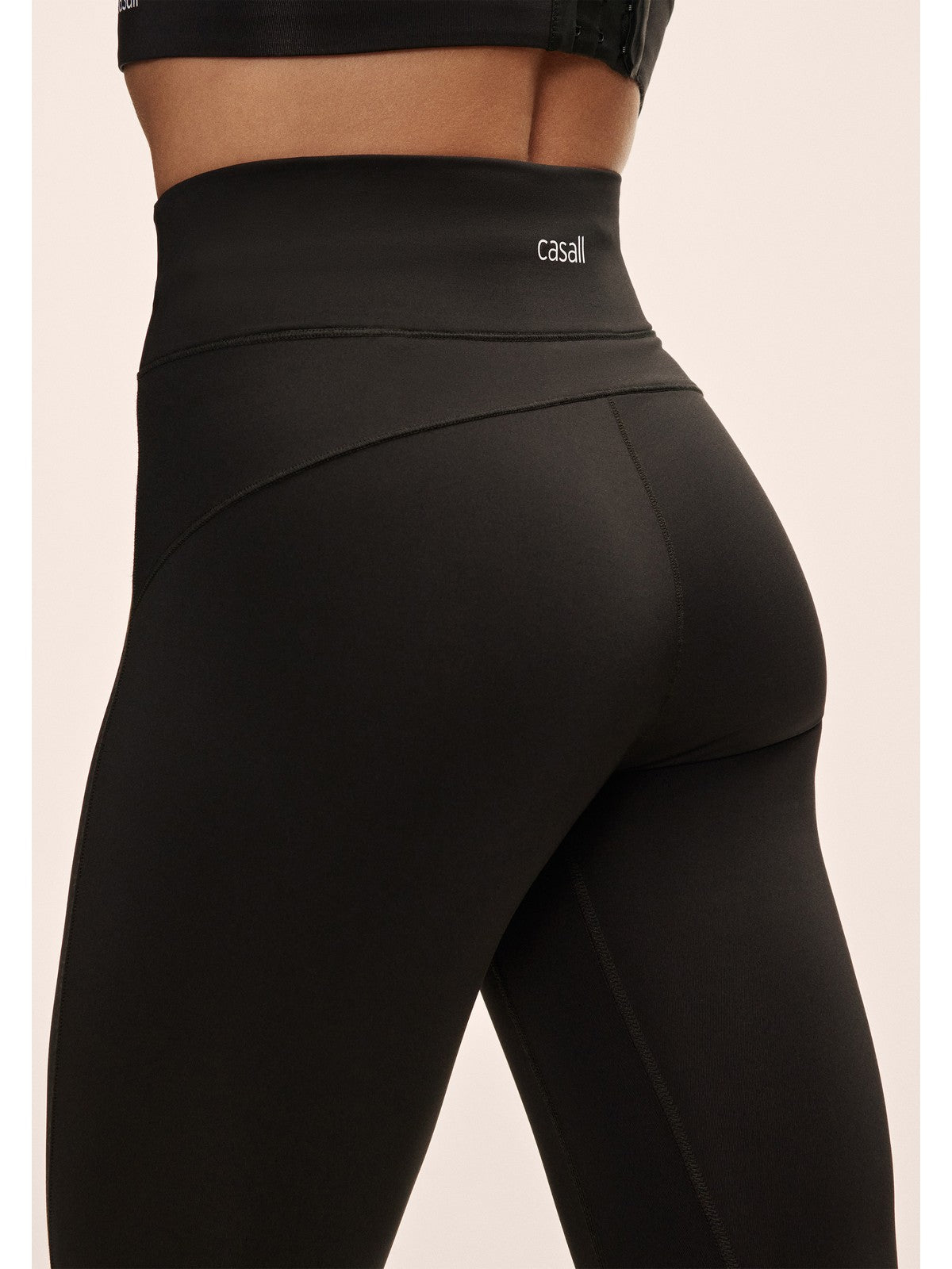 Legginsy treningowe damskie CASALL Essential 3/4 Tights kolor czarny