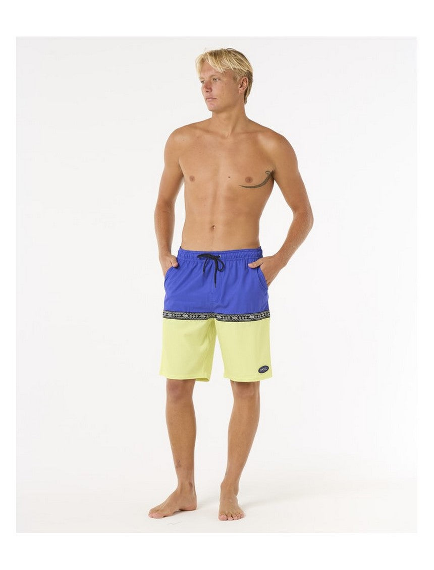 Szorty kąpielowe męskie RIP CURL Raw Energy Split Volley turkusowe