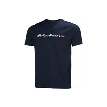 Koszulka HELLY HANSEN CORE GRAPHIC T 2.0 granatowy - Adventure Sports
