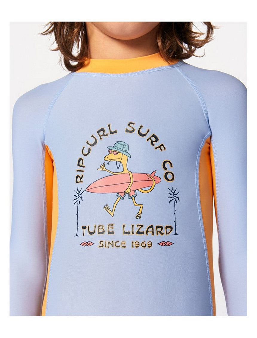Lycra RIP CURL Grom Energy Upf L/S Sp St-Boy niebieski