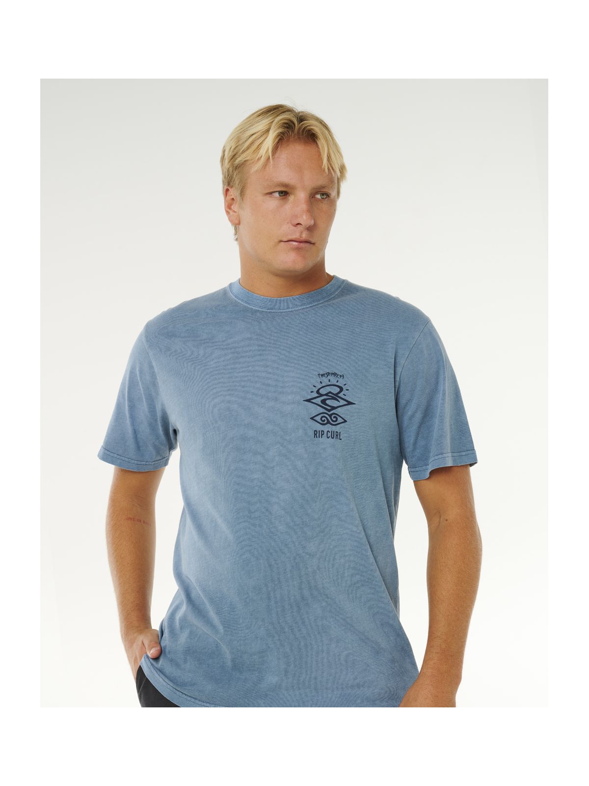 Koszulka męska RIP CURL Search Icon Tee niebieska
