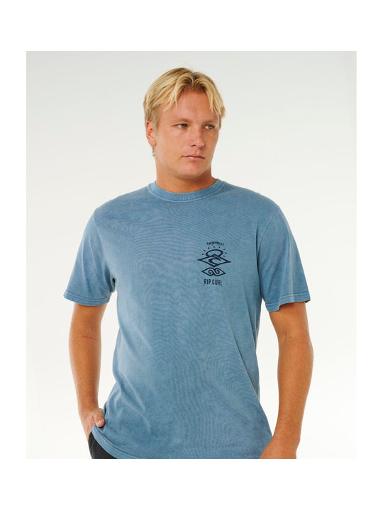 Koszulka męska RIP CURL Search Icon Tee niebieska
