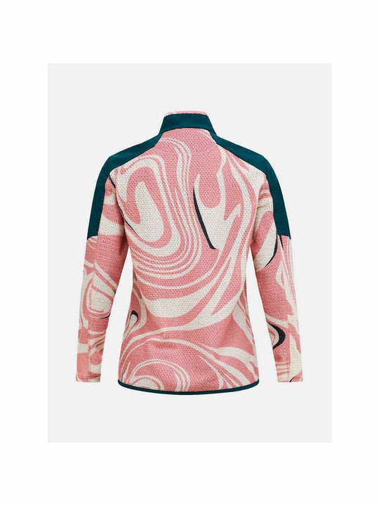 adventuresports bluza-peak-performance-w-freelight-aop-polartec-alpha-half-zip-g81129010-310 tyl
