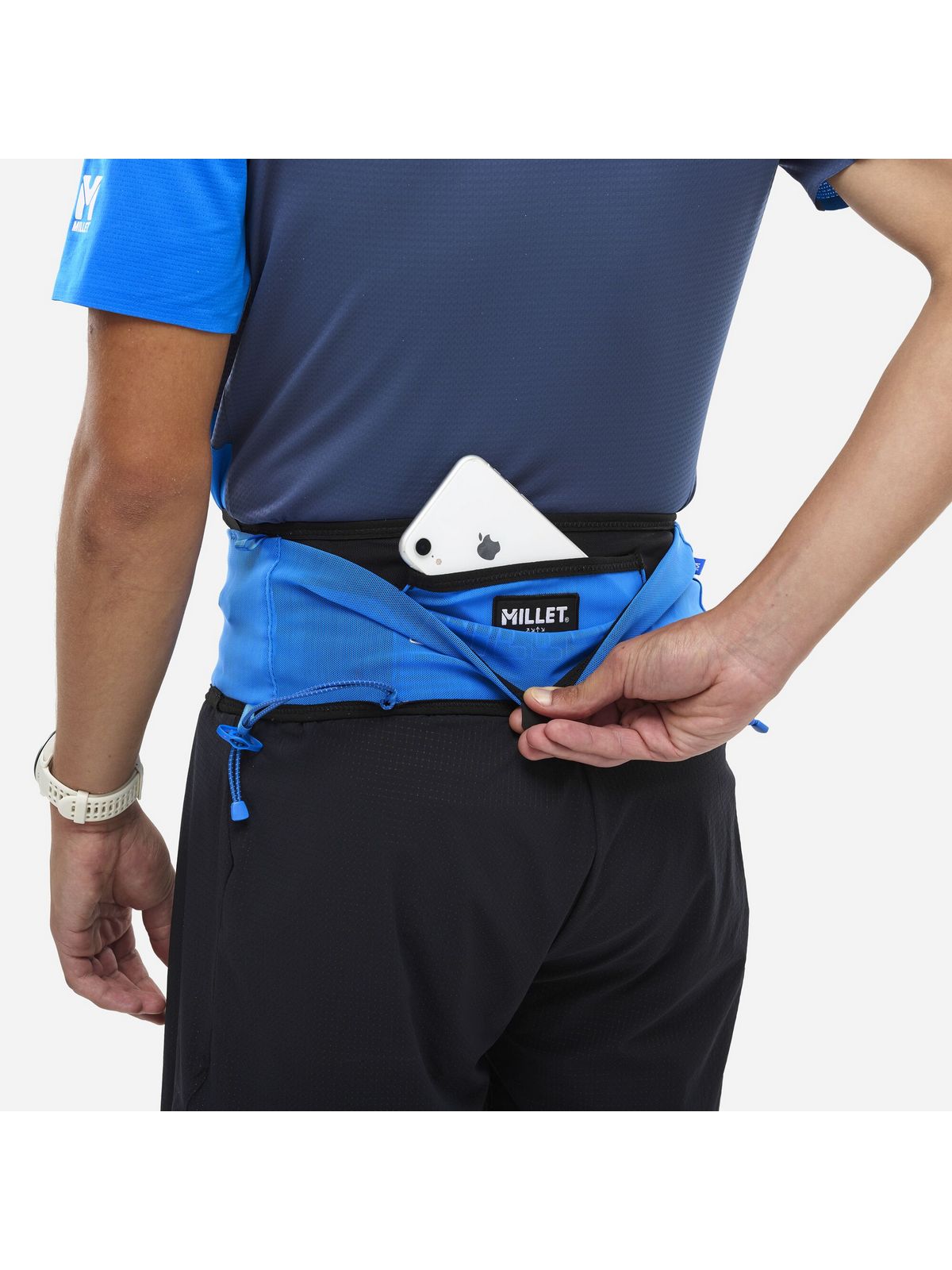 Pas biegowy MILLET INTENSE PRO BELT niebieski