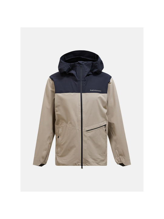 Kurtka z membraną męska Peak Performance M Commuter Hipe Jacket beżowy - narciarska - Adventure Sports

