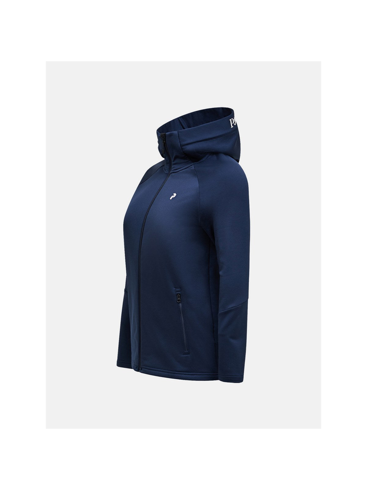Bluza z kapturem damska PEAK PERFORMANCE W Rider Essentials Zip Hood granatowa