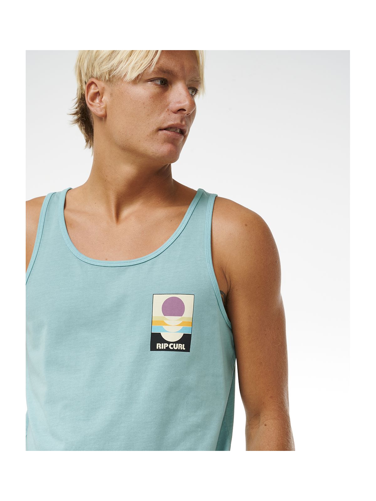 Koszulka RIP CURL Surf Revival Peaking Tank niebieski - Adventure Sports