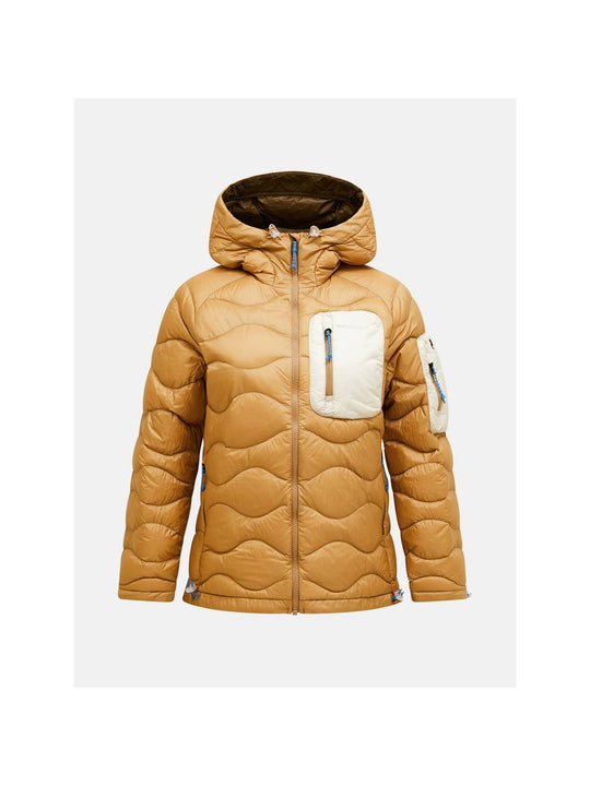 Kurtka PEAK PERFORMANCE Helium Utility Down Hood Jacket Women brązowy
