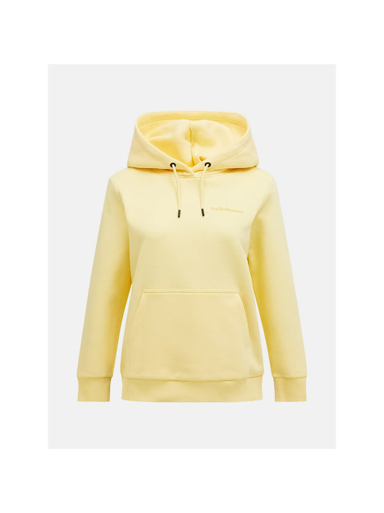 Bluza PEAK PERFORMANCE Original Small Logo Hood Women żółty - Adventure Sports
