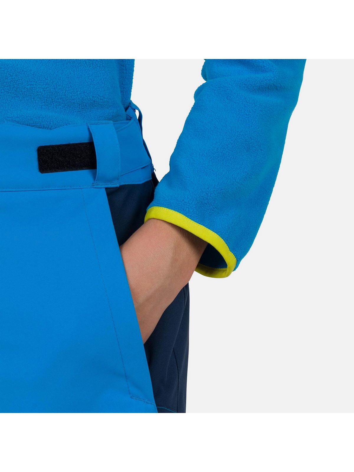 Spodnie narciarskie chłopięce Rossignol Boy Velika Suspenders Pant niebieskie - Adventure Sports