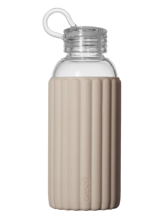 Bidon CASALL Sthlm Glass Bottle 0,5L kolor piaskowy
