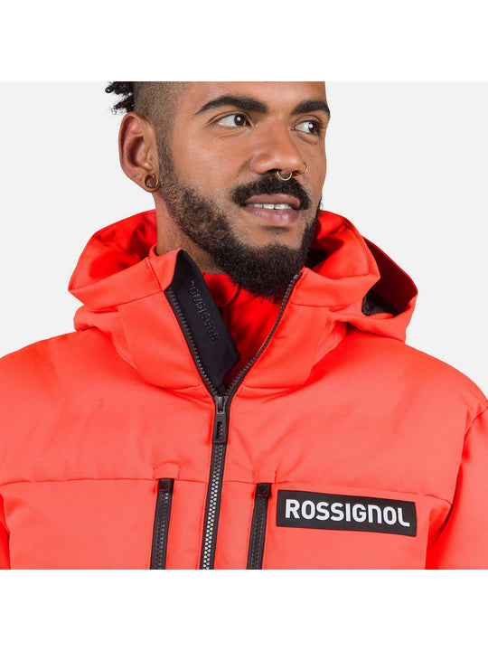 Kurtka narciarska męska Rossignol Hero Blackside Puffy Jkt czerwony
