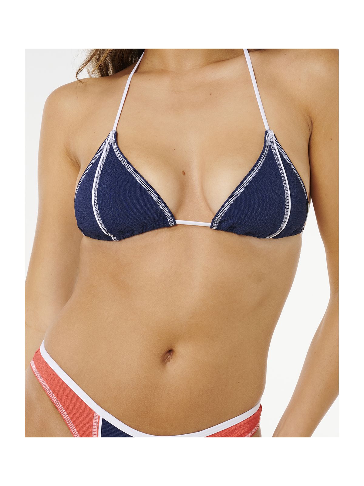 Góra bikini RIP CURL Surf Tide Sliding Tri granatowa