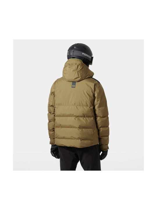 Kurtka narciarska męska HELLY HANSEN KVITFJELL RACE PUFFY JACKET brązowa

