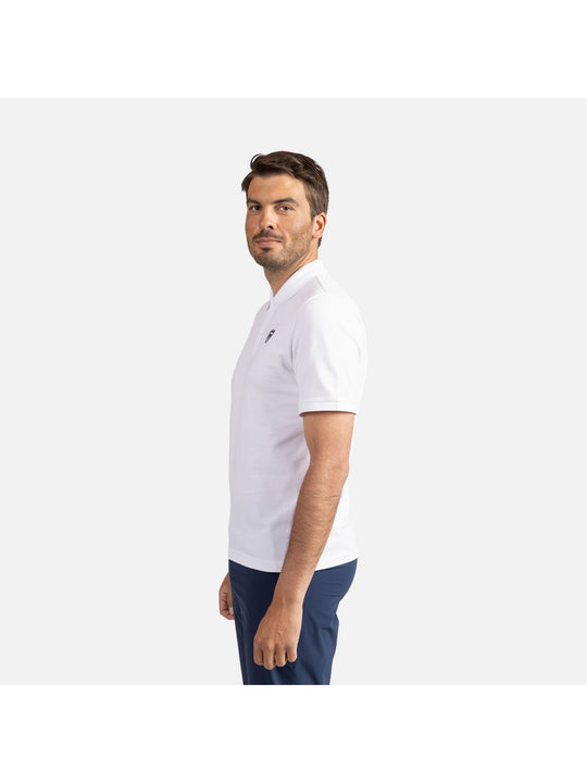 Męska koszulka polo ROSSIGNOL Traye Polo biały - Koszulka - Adventure Sports
