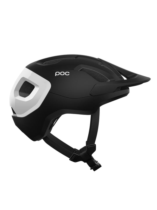 Kask rowerowy POC Axion Race Mips czarno biały - Adventure Sports
