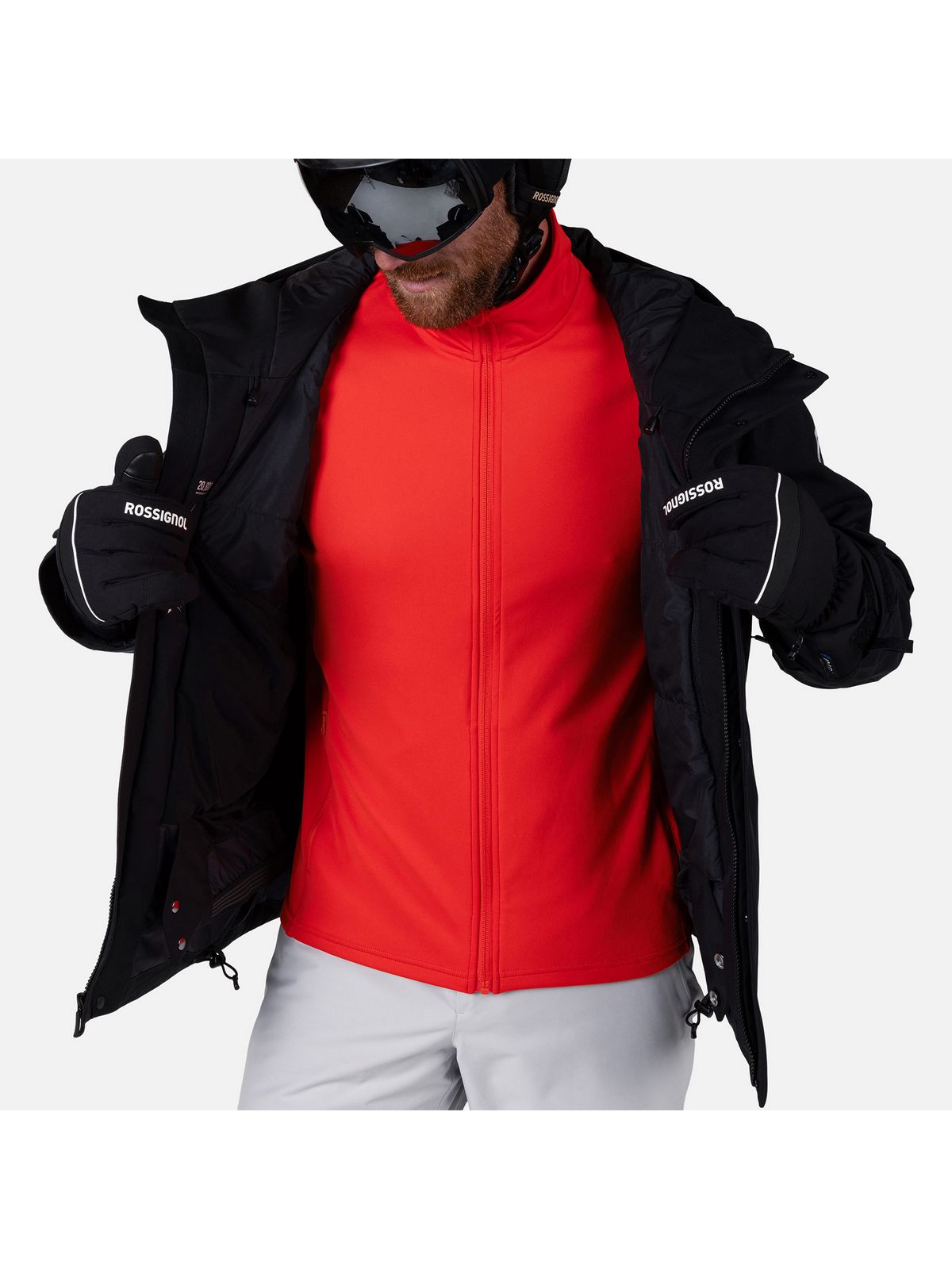 Kurtka narciarska męska ROSSIGNOL Velika Insulated Jkt czarna