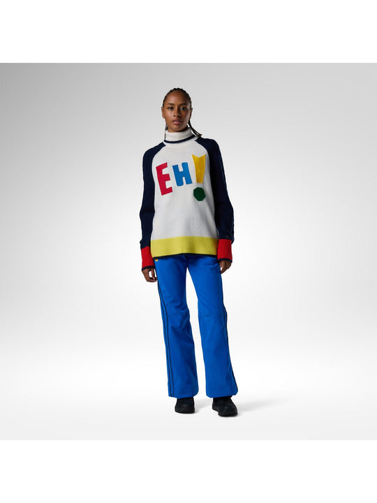 Sweter damski ROSSIGNOL W Jcc Graphic Turtle Neck Swea białe
