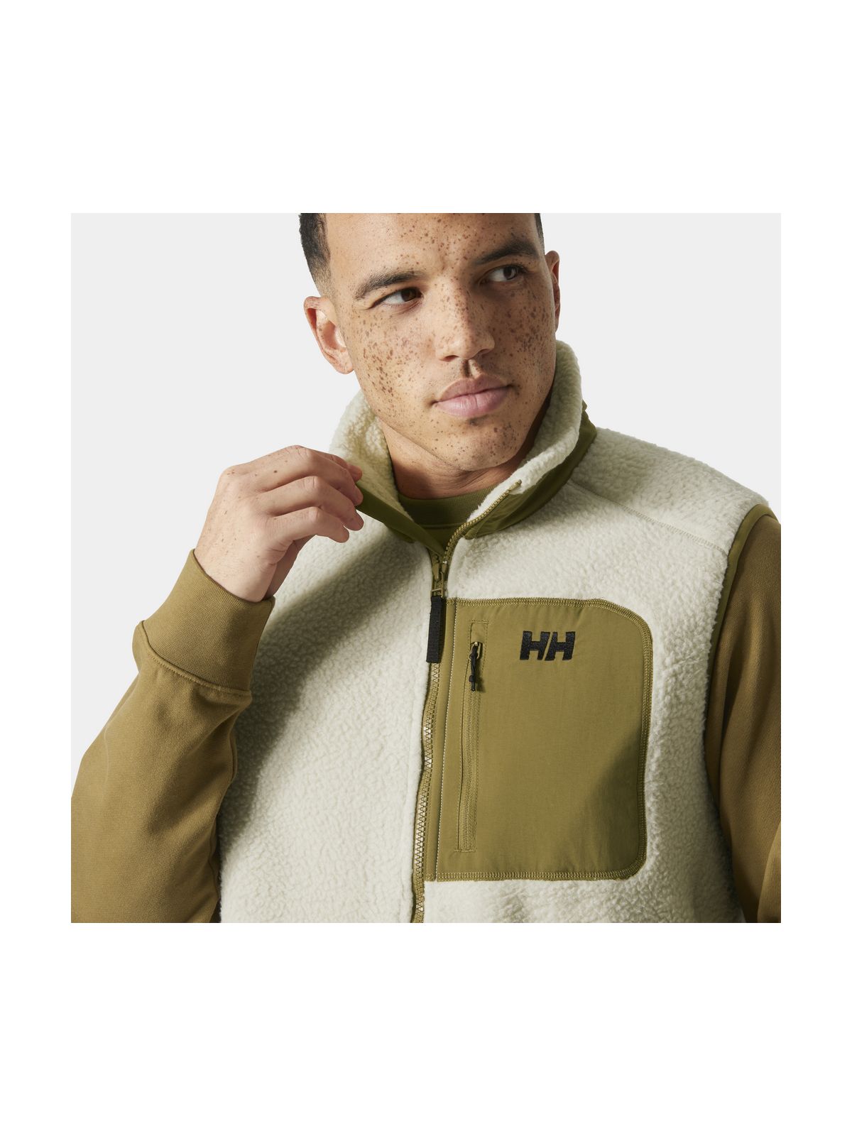 Kamizelka HELLY HANSEN PANORAMA PILE BLOCK VEST bezowy