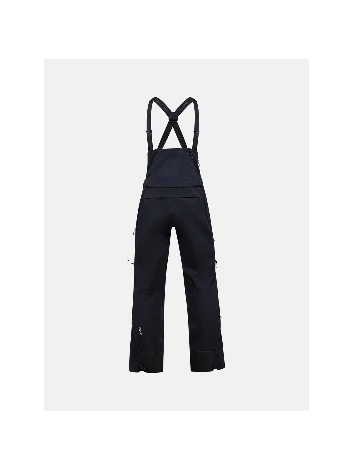 Spodnie damskie Peak Performance W Ascent Softshell Bib Pa czarny - narciarskie - Adventure Sports