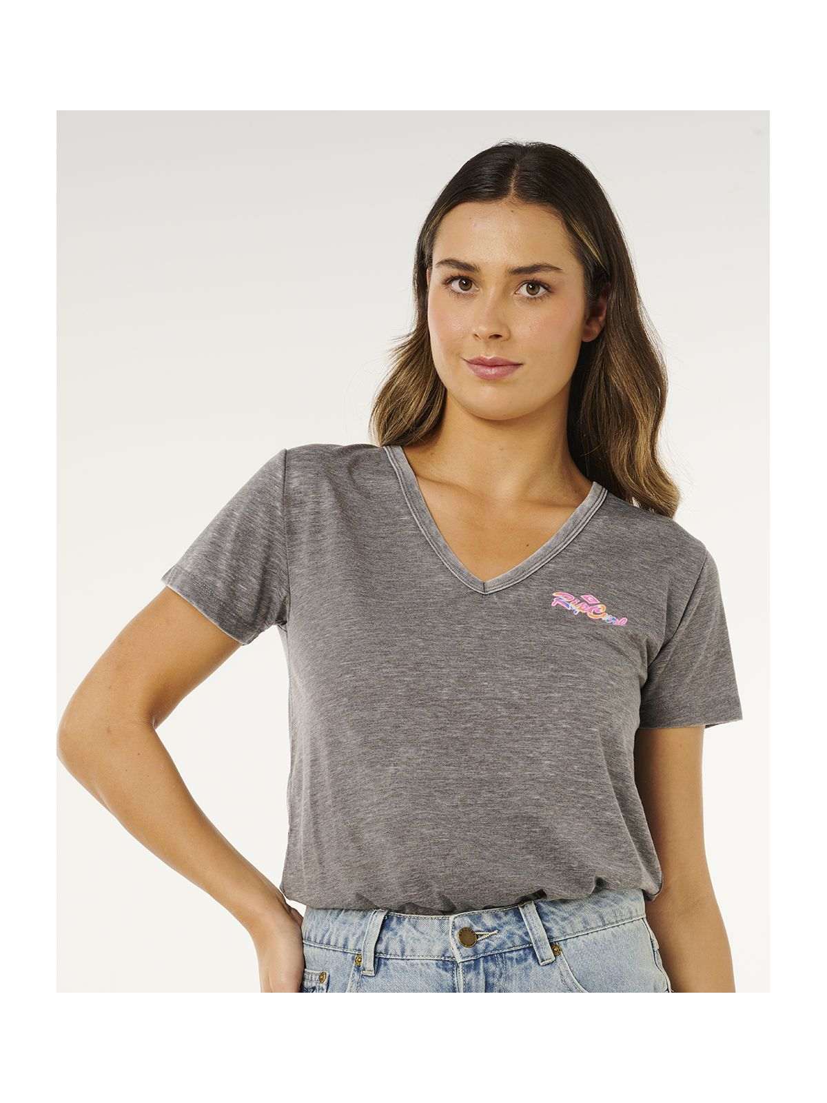 Koszulka damska RIP CURL Layday Standard Tee czarna
