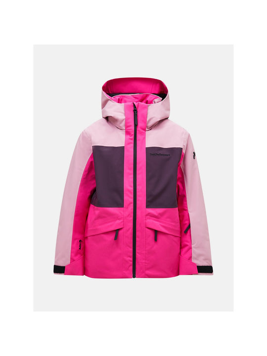 Kurtka narciarska dziecięca Peak Performance Jr Gravity Jacket brązowa - Adventure Sports
