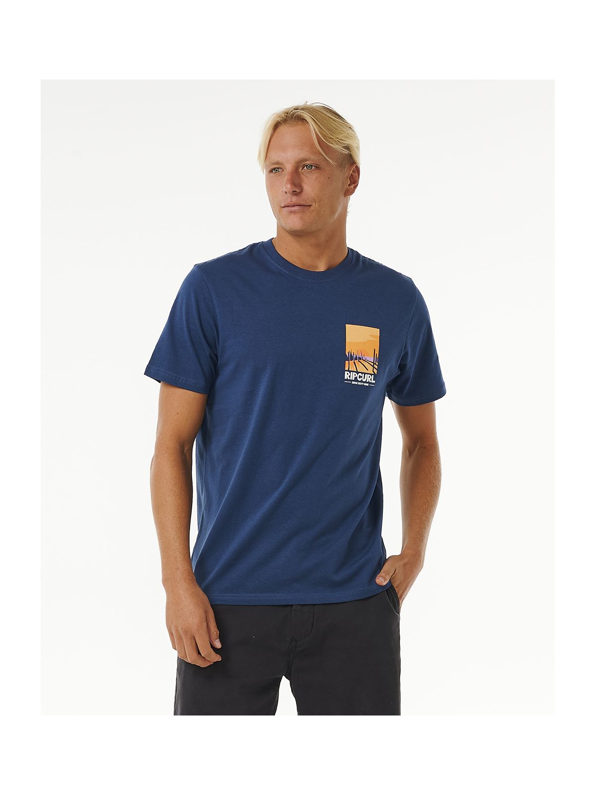 Koszulka RIP CURL Keep On Trucking Tee granatowy - Adventure Sports