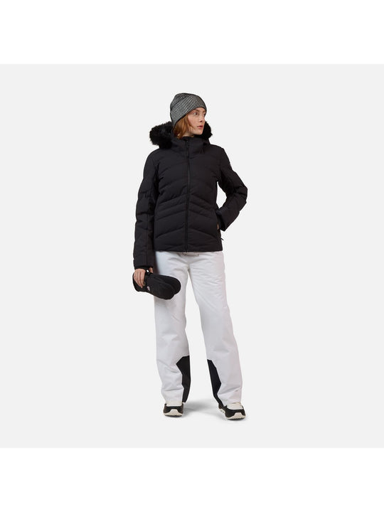 Kurtka narciarska damska ROSSIGNOL W STACI INSULATED JKT czarna
