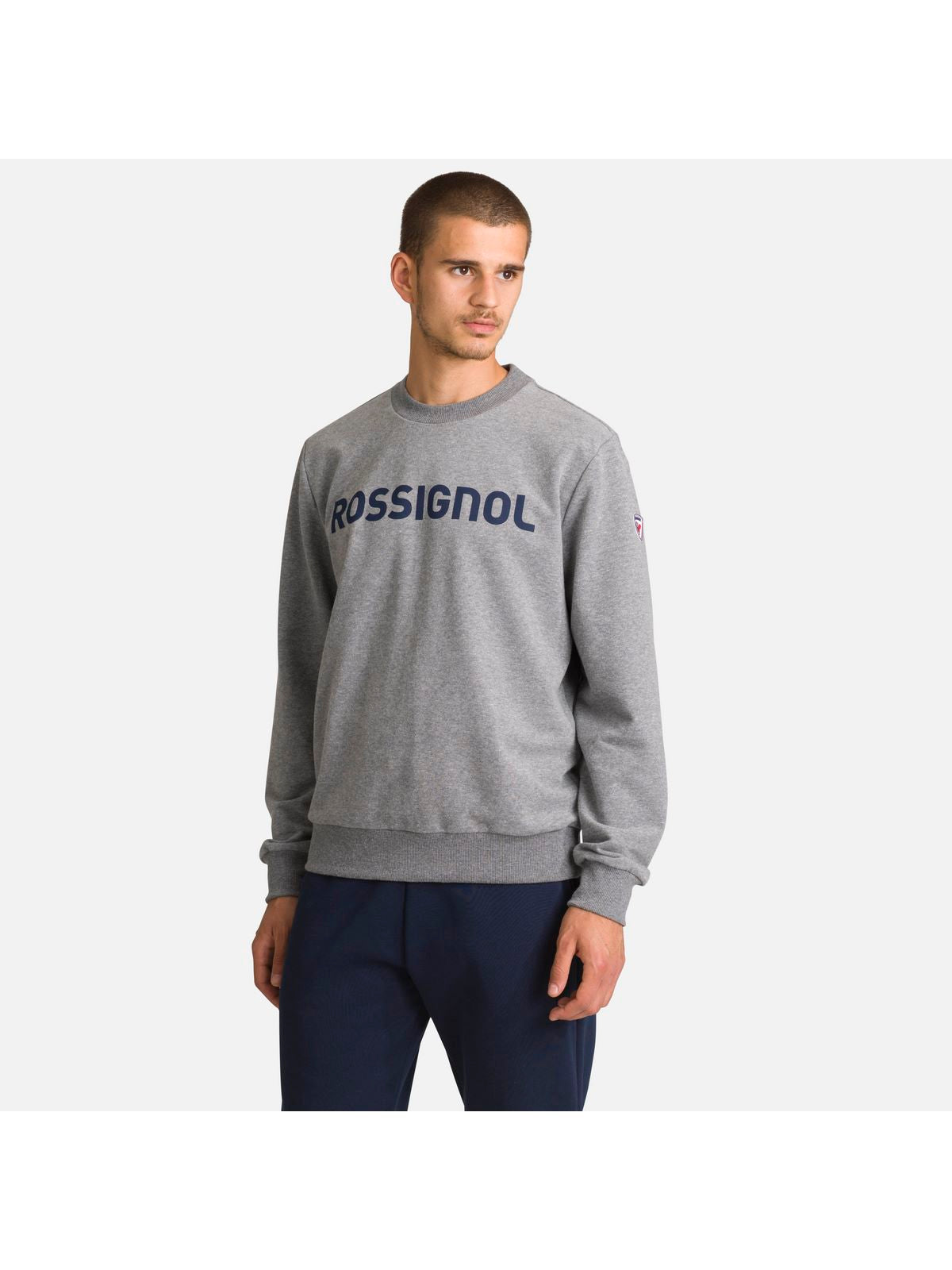 Bluza Rossignol Logo Sweat Rn Ft szary - Adventure Sports