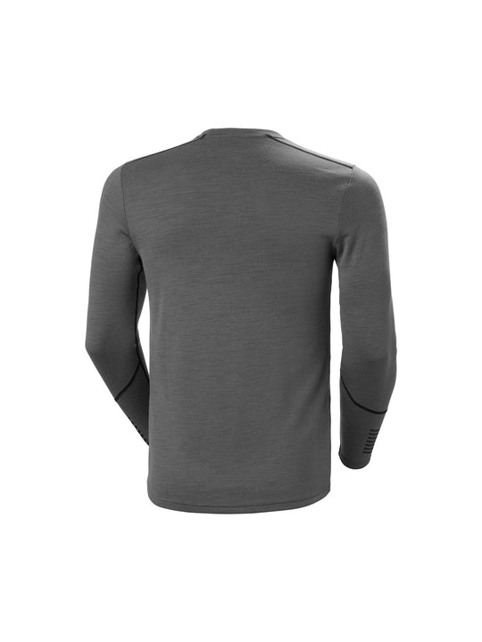 Koszulka termoaktywna Helly Hansen Lifa Merino Midweight Crew brązowy - Adventure Sports
