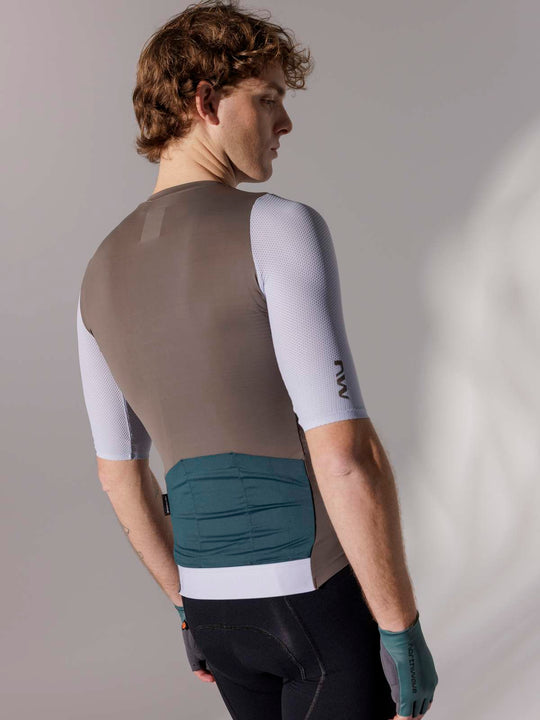 Koszulka rowerowa NORTHWAVE Extreme Evo Jersey S/s brązowa
