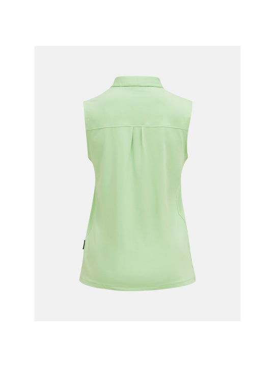 Koszulka PEAK PERFORMANCE W Comfort Zip SL Polo zielony - Adventure Sports
