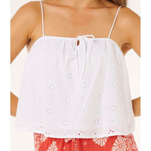Koszulka damska RIP CURL Oasis Broderie Top biała
